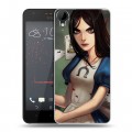 Дизайнерский пластиковый чехол для HTC Desire 825 Alice Madness Returns