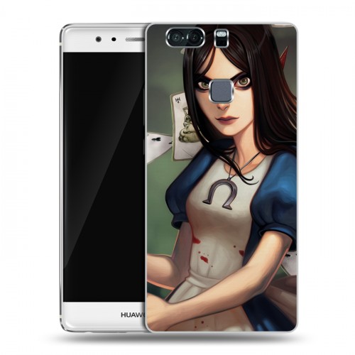 Дизайнерский пластиковый чехол для Huawei P9 Plus Alice Madness Returns