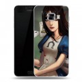 Дизайнерский пластиковый чехол для Samsung Galaxy C5 Alice Madness Returns