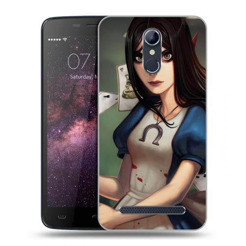 Дизайнерский силиконовый чехол для Homtom HT17 Alice Madness Returns