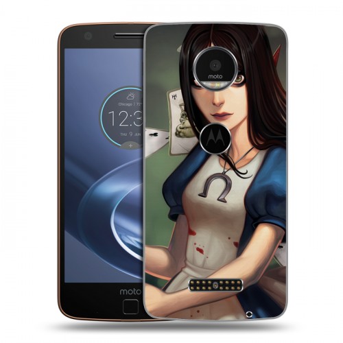 Дизайнерский пластиковый чехол для Lenovo Moto Z Alice Madness Returns