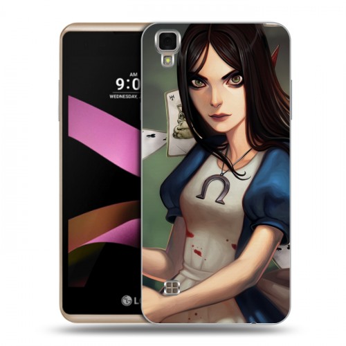 Дизайнерский силиконовый чехол для LG X Style Alice Madness Returns