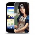 Дизайнерский пластиковый чехол для ZTE Blade A510 Alice Madness Returns