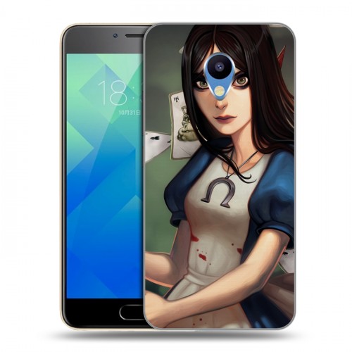 Дизайнерский пластиковый чехол для Meizu M5 Alice Madness Returns