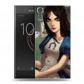 Дизайнерский пластиковый чехол для Sony Xperia XZs Alice Madness Returns