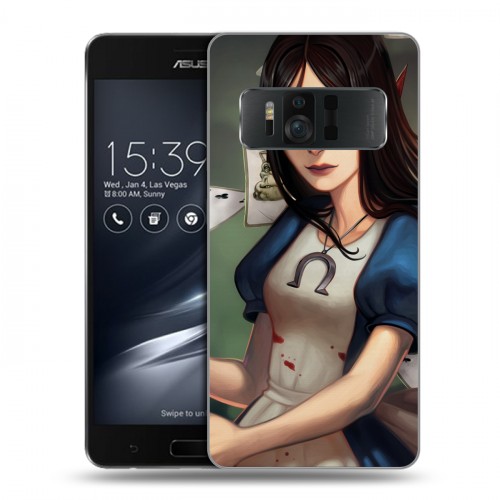 Дизайнерский силиконовый чехол для ASUS ZenFone AR Alice Madness Returns