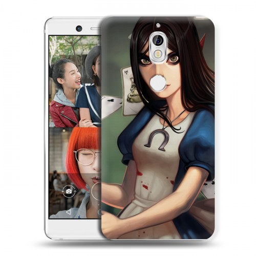 Дизайнерский пластиковый чехол для Nokia 7 Alice Madness Returns