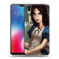 Дизайнерский пластиковый чехол для Vivo V9 Alice Madness Returns