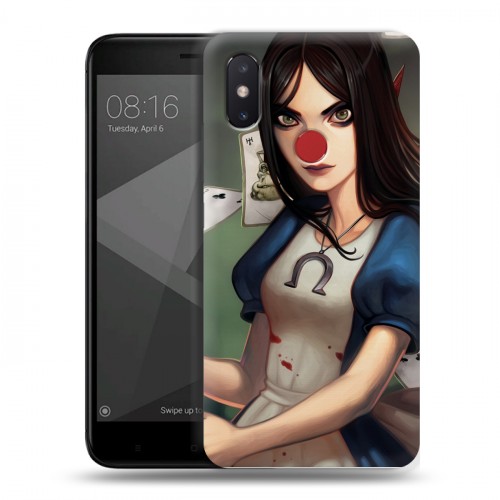 Дизайнерский пластиковый чехол для Xiaomi Mi8 SE Alice Madness Returns