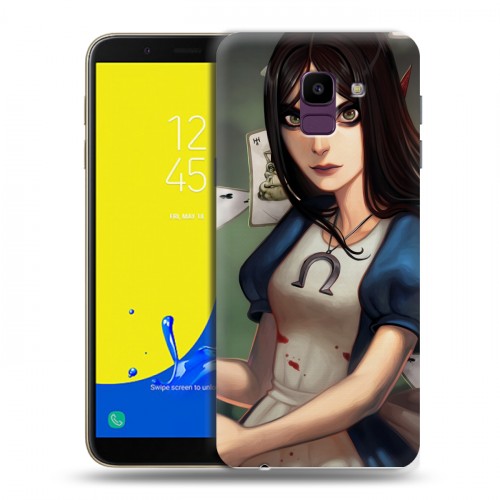 Дизайнерский пластиковый чехол для Samsung Galaxy J6 Alice Madness Returns