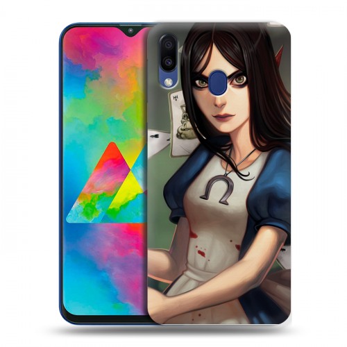 Дизайнерский пластиковый чехол для Samsung Galaxy M20 Alice Madness Returns