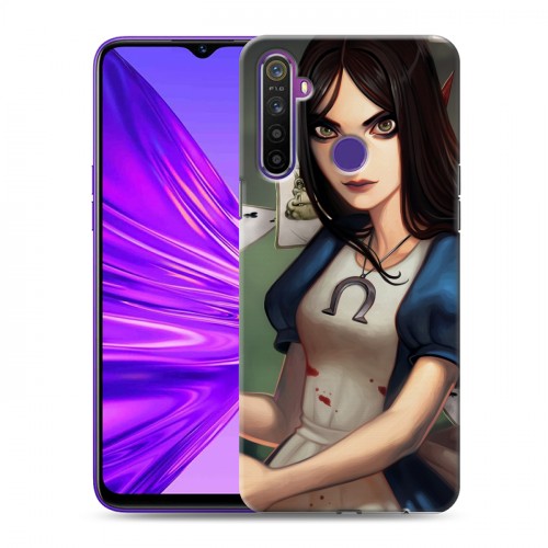 Дизайнерский силиконовый чехол для Realme 5 Alice Madness Returns