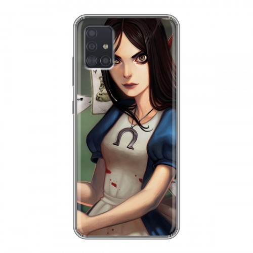 Дизайнерский силиконовый чехол для Samsung Galaxy A51 Alice Madness Returns