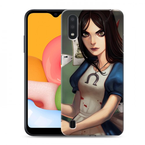 Дизайнерский силиконовый чехол для Samsung Galaxy M01 Alice Madness Returns