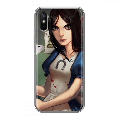 Дизайнерский силиконовый чехол для Xiaomi RedMi 9A Alice Madness Returns