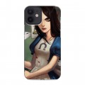 Дизайнерский силиконовый с усиленными углами чехол для Iphone 12 Mini Alice Madness Returns