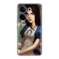 Дизайнерский силиконовый чехол для Tecno Camon 20 Alice Madness Returns