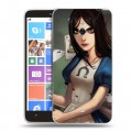 Дизайнерский пластиковый чехол для Nokia Lumia 1320 Alice Madness Returns