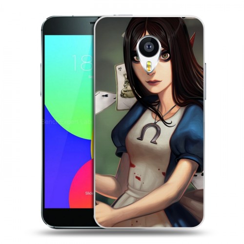 Дизайнерский пластиковый чехол для Meizu MX4 Alice Madness Returns