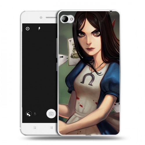 Дизайнерский пластиковый чехол для Lenovo S90 Alice Madness Returns