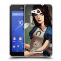 Дизайнерский пластиковый чехол для Sony Xperia E4g Alice Madness Returns