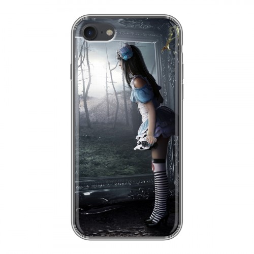 Дизайнерский силиконовый чехол для Iphone 7 Alice Madness Returns