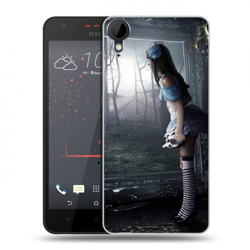 Дизайнерский пластиковый чехол для HTC Desire 825 Alice Madness Returns