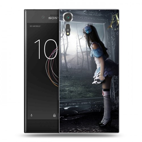 Дизайнерский пластиковый чехол для Sony Xperia XZs Alice Madness Returns