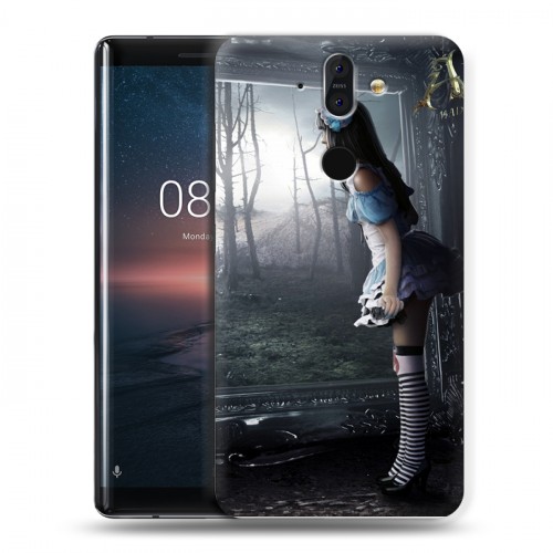 Дизайнерский пластиковый чехол для Nokia 8 Sirocco Alice Madness Returns