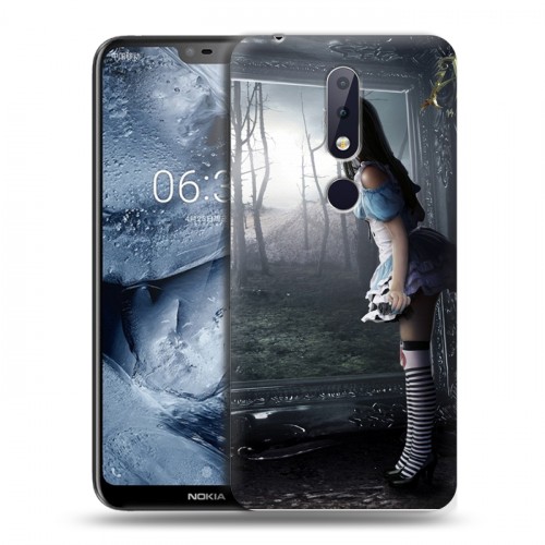 Дизайнерский пластиковый чехол для Nokia 6.1 Plus Alice Madness Returns