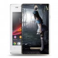 Дизайнерский пластиковый чехол для Sony Xperia E Alice Madness Returns