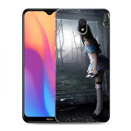 Дизайнерский силиконовый с усиленными углами чехол для Xiaomi RedMi 8A Alice Madness Returns