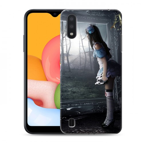 Дизайнерский силиконовый чехол для Samsung Galaxy M01 Alice Madness Returns