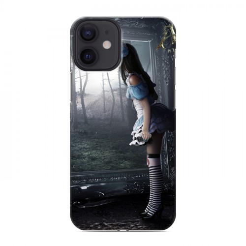 Дизайнерский силиконовый с усиленными углами чехол для Iphone 12 Mini Alice Madness Returns