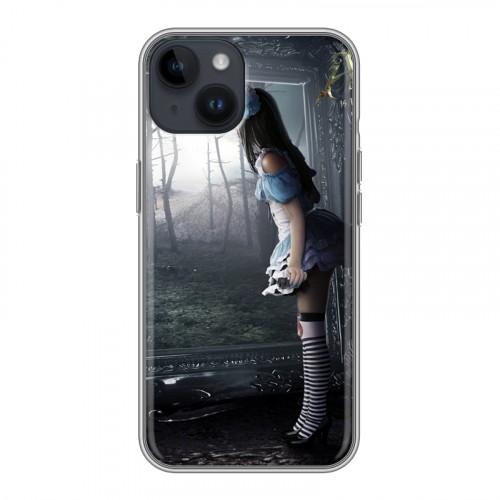 Дизайнерский пластиковый чехол для Iphone 14 Alice Madness Returns