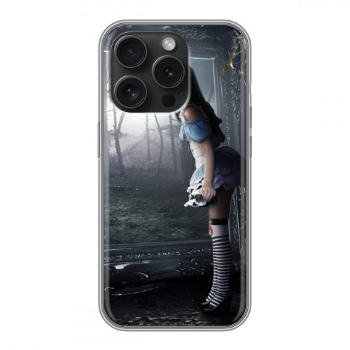 Дизайнерский силиконовый чехол для Iphone 15 Pro Alice Madness Returns