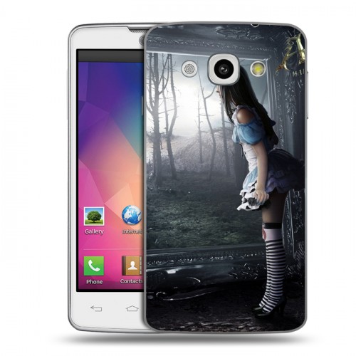 Дизайнерский пластиковый чехол для LG L60 Alice Madness Returns