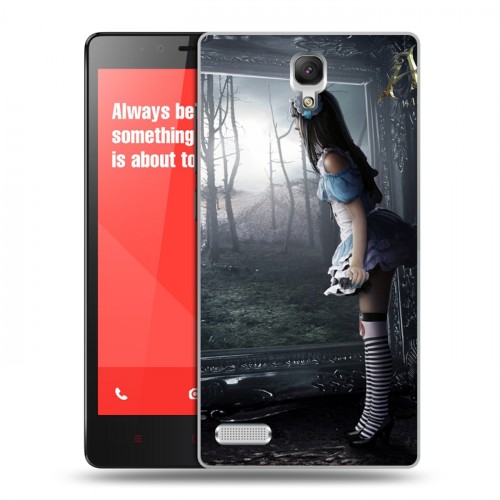 Дизайнерский силиконовый чехол для Xiaomi RedMi Note Alice Madness Returns