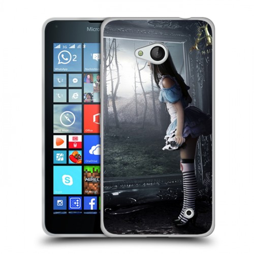 Дизайнерский пластиковый чехол для Microsoft Lumia 640 Alice Madness Returns