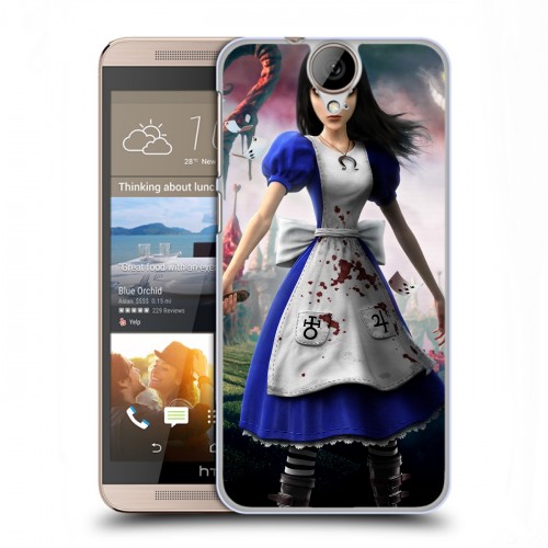 Дизайнерский пластиковый чехол для HTC One E9+ Alice Madness Returns