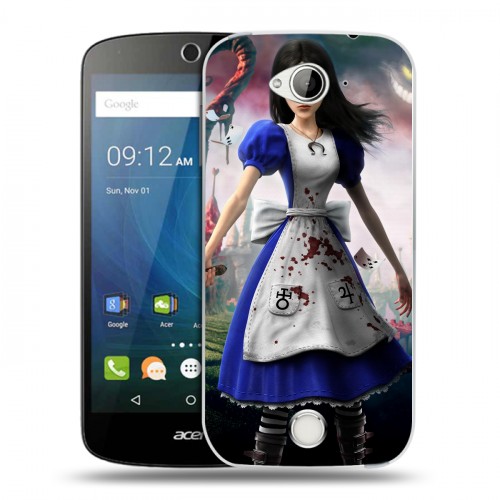 Дизайнерский силиконовый чехол для Acer Liquid Z530 Alice Madness Returns