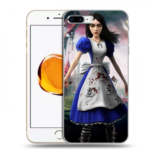 Дизайнерский пластиковый чехол для Iphone 7 Plus / 8 Plus Alice Madness Returns