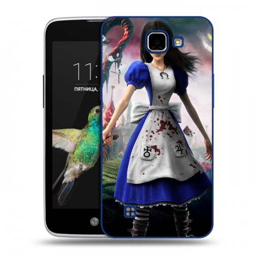 Дизайнерский пластиковый чехол для LG K4 Alice Madness Returns