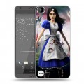 Дизайнерский пластиковый чехол для HTC Desire 530 Alice Madness Returns