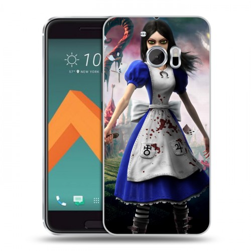 Дизайнерский пластиковый чехол для HTC 10 Alice Madness Returns