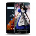 Дизайнерский силиконовый чехол для Wileyfox Storm Alice Madness Returns