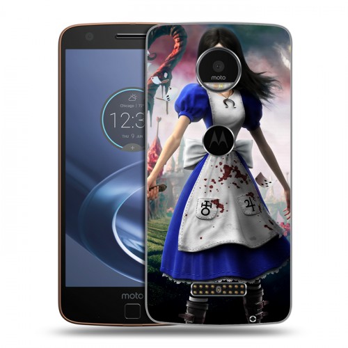 Дизайнерский пластиковый чехол для Lenovo Moto Z Alice Madness Returns