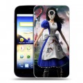 Дизайнерский пластиковый чехол для ZTE Blade A510 Alice Madness Returns