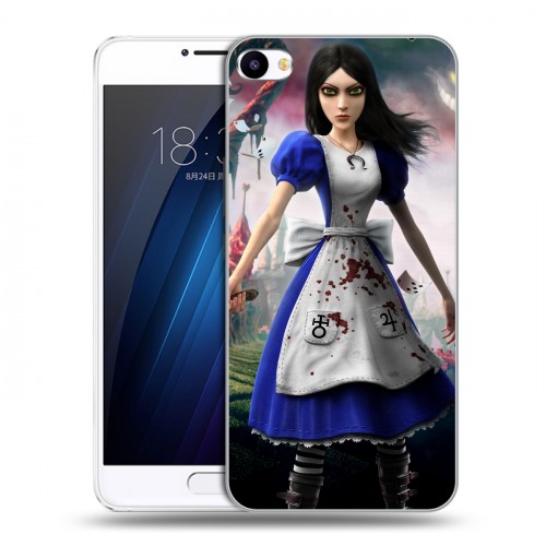 Дизайнерский пластиковый чехол для Meizu U20 Alice Madness Returns