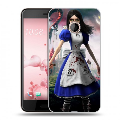 Дизайнерский силиконовый чехол для HTC U Play Alice Madness Returns